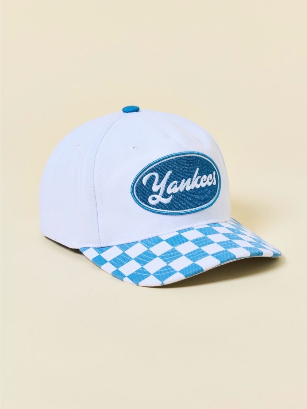 Mitchell & Ness MLB New York Yankees
Checkered Brim Hat